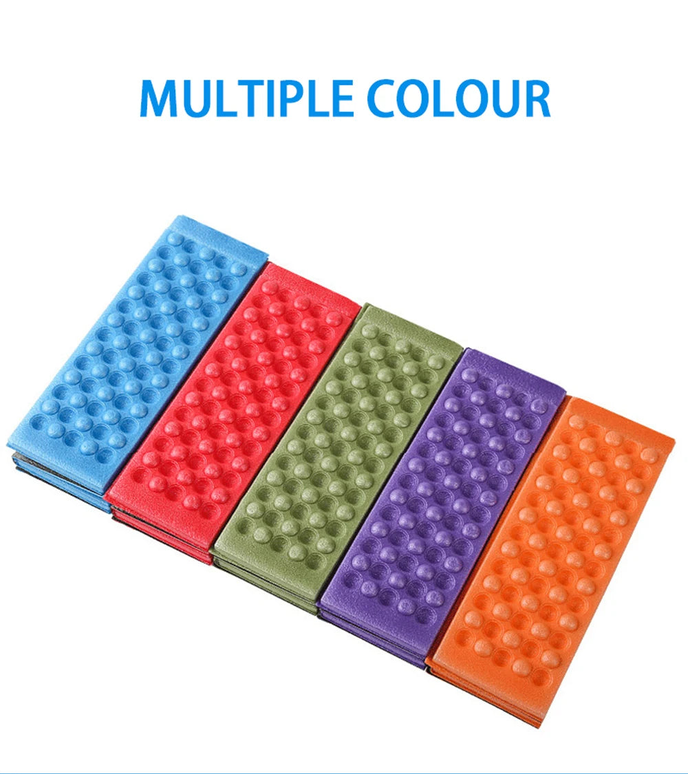 Camp Cushion Outdoor Hiking Massage Mat Camping Training Moisture-proof Pad Honeycomb Massage Mat Park Foldable Picnic Sitting