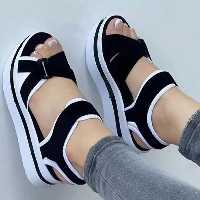 Summer Shoes Women Sandals Party Women's Sandals Outdoor Women Shoe Wedge Sandals Woman Retro Footwear Sandal Women Female