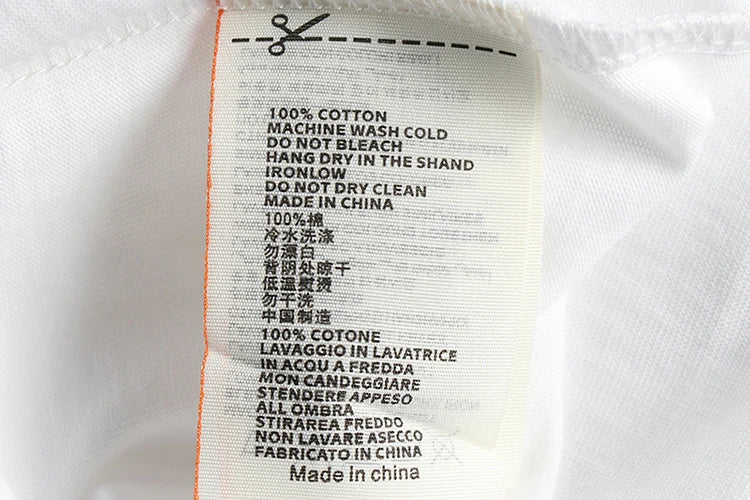 Zomer Nieuw Amerikaans Retro T-shirt met korte mouwen, ronde hals en Indiase letters, eenvoudig, 100% katoen, gewassen, casual, jeugdtops voor heren