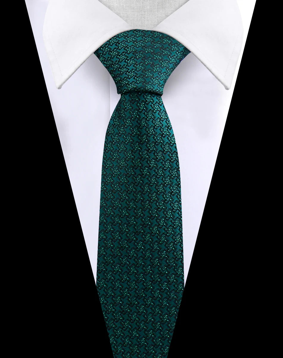 Men's Luxury Paisley Necktie Floral Wedding Style Business Tie Polyester 146x7.5cm Gift for Adult Male Occasions