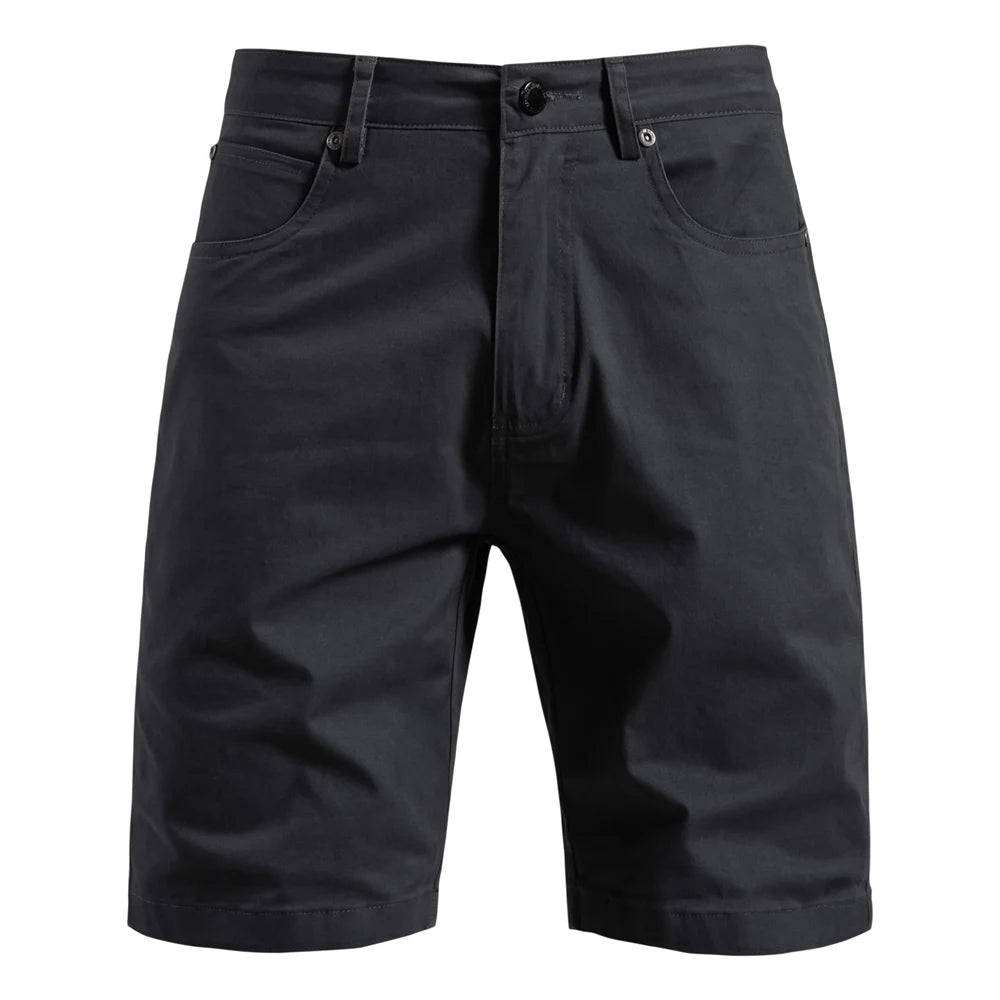 Men's 100% Cotton Summer Shorts Casual 11-Tone Multi-Pocket Lightweight Street Shorts