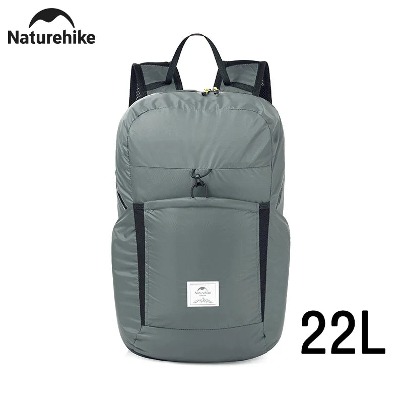 Camping Backpack 18L Capacity Portable Foldable Waterproof Shoulder Bag Men Women Outdoor Travel Hiking Backpack