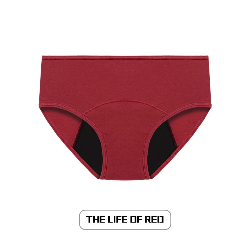 Cotton Women's Underwear Panties High Waist Briefs Solid Color Breathable Underpants Seamless Soft Lingerie Girls Fashion Briefs