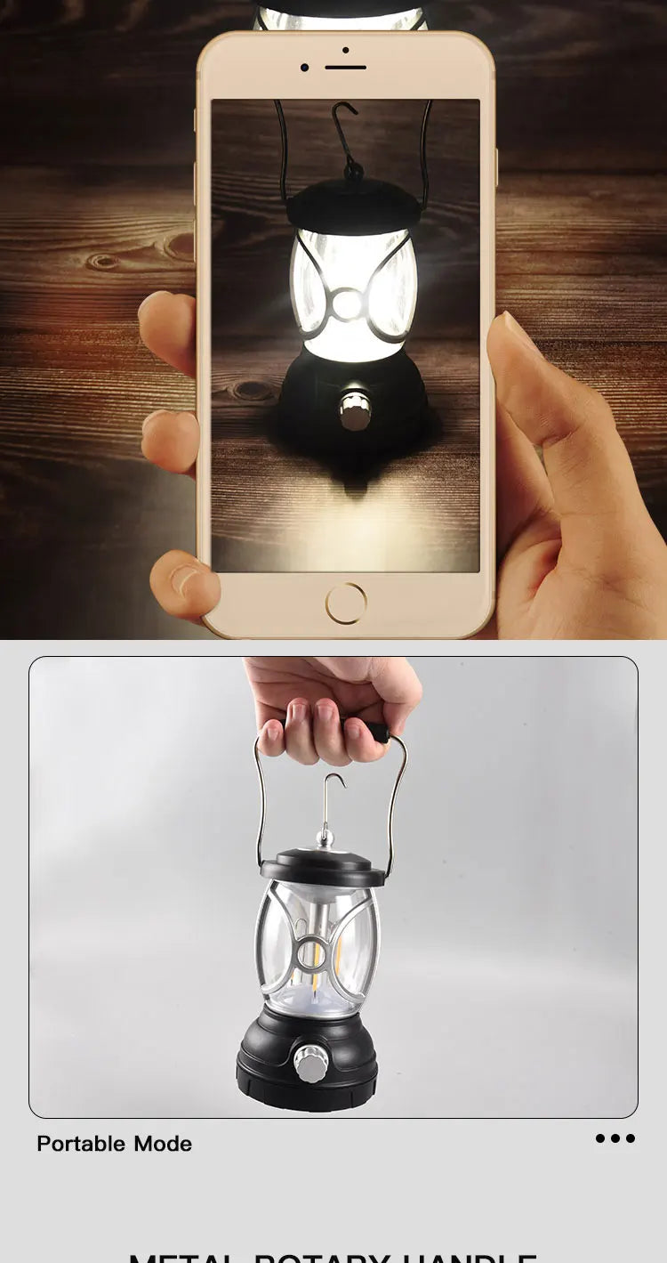 2022 Trending Forest Lantern oplaadbare hand-LED-lamp voor buitenkampeerverlichting