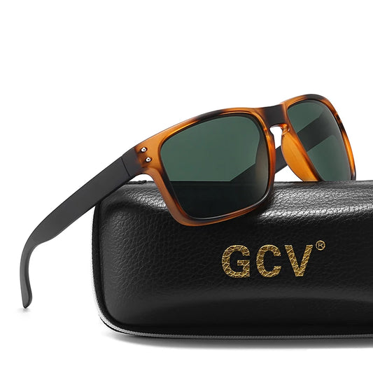 Fashion Wrap Frame Sunglasses UV400 Polarized Unisex Classic Pattern Decorative Goggles for Men And Women
