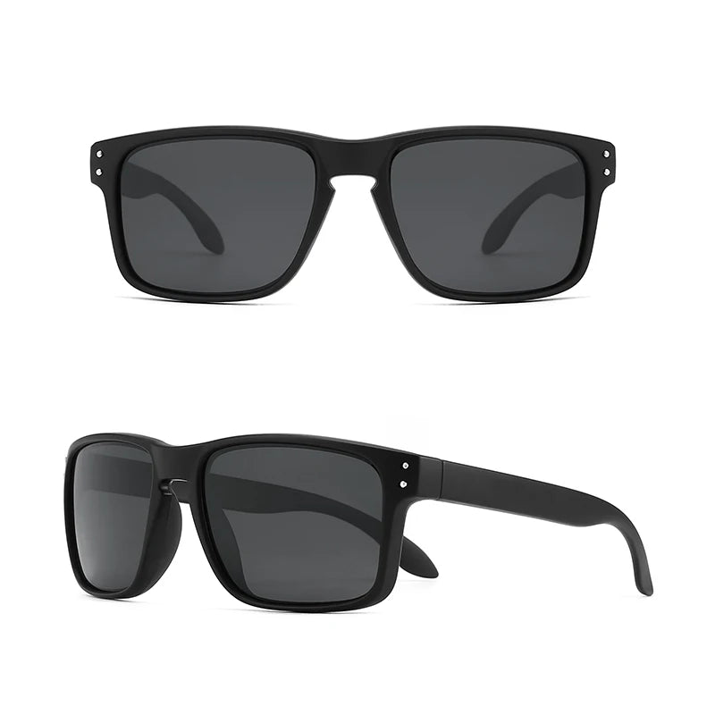 Fashion Wrap Frame Sunglasses UV400 Polarized Unisex Classic Pattern Decorative Goggles for Men And Women