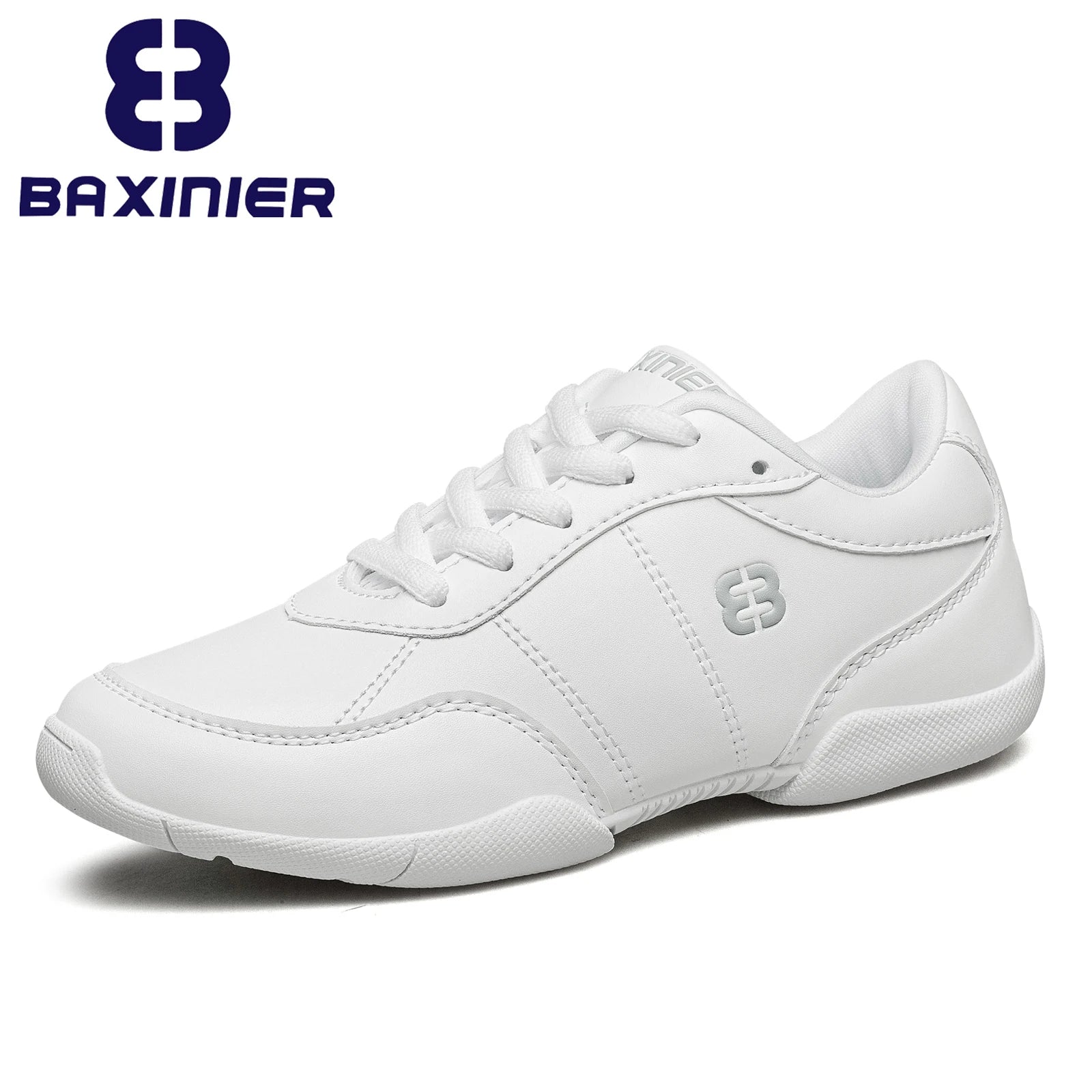 Meisjes Witte Cheerleading Schoenen Lichtgewicht Jeugd Cheer Wedstrijd Sneakers Kinderen Training Dansschoenen Comfortabel