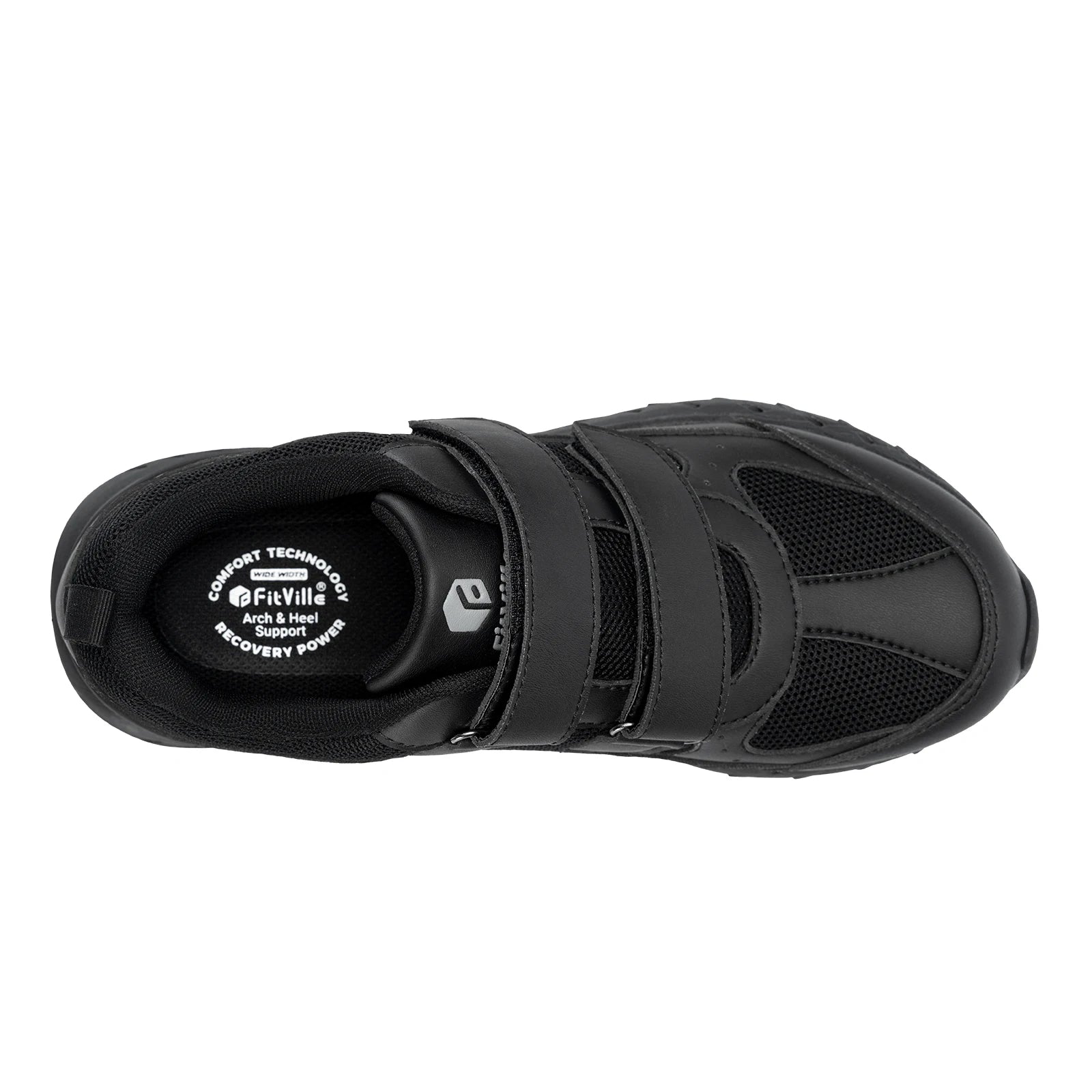 Men's Diabetic Shoes For Extra Wide Width Adjustable Closure Walking Shoes Slip-On Sneakers For Swollen Foot and Pain Relief