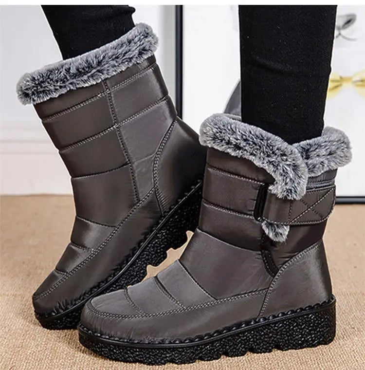 Women's Boots Snow Plus Size Shoes Woman Platform Women Shoes Casual Mid High Boots Platform Winter Girls Boots Botas Mujer