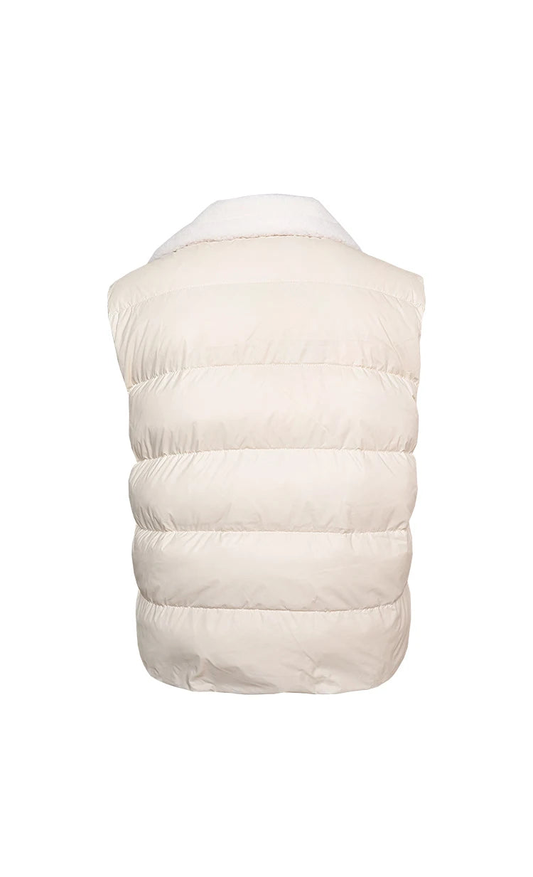 Women's High-Quality Winter Luxury BC Warm & Thick White Duck Down Jackets, Down Vest Coats For Ladies