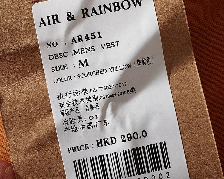 2023 Summer New American Retro Sleeveless O-neck Solid T-shirt Men's Fashion 100% Cotton Washed Old Casual Sports Vest Tops