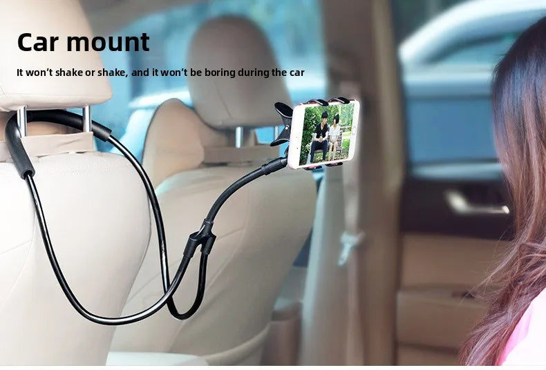 Rotatable Lazy Neck Phone Stand Holder 360 Degree Mobile Necklace Bracket Bed for Smartphones - Hands-Free Hanging Stan