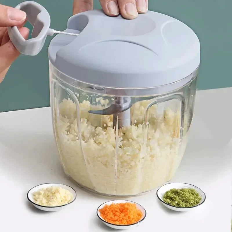 500/900ML handmatige knoflookpers roestvrij staal multifunctionele voedselsnijder zware ergonomische keukenhulp