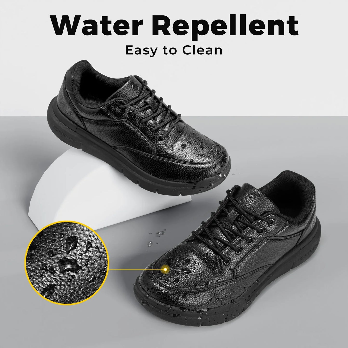 Wide Version Men's Leather Shoes Walking Shoes Oxford Shoes For Formal Business Shoe Comfortable All Day Wear