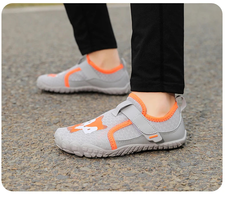 Kids Wide Toe Beach Shoes Lightweight Breathable Non Slip Rubber Sole with Durable Construction for Long Lasting Use