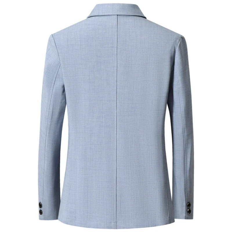 Men's Sun-Proof Coat, Light and Breathable Summer Long-Sleeve Jacket, Male Daily Business Casual Suit Size S-4XL