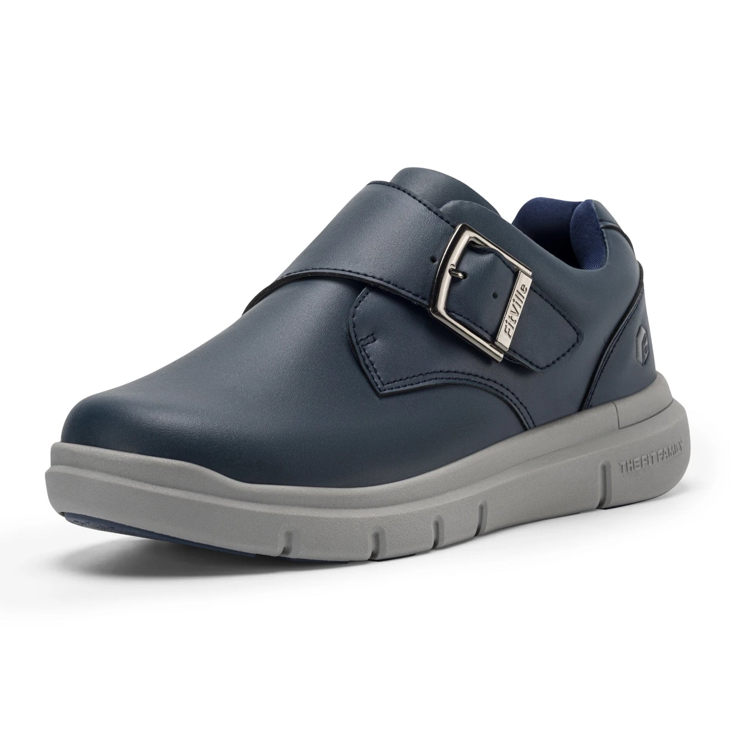 Men's Leather Shoes Wide Shoes for Swollen Feet Men's Diabetic Walking Shoes for Outdoor Business Walking Shoe