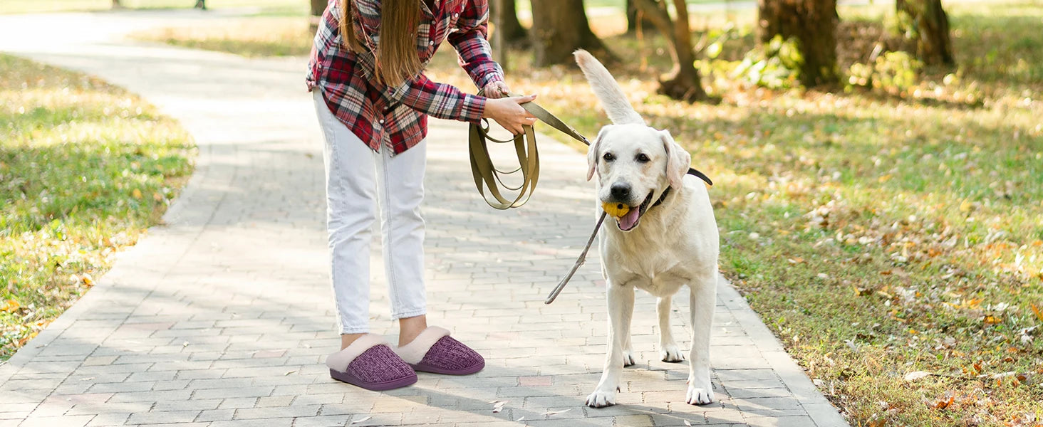 Women's Fuzzy Cosy Indoor Winter Warm Slippers With Anti-Skid Plush Casual Slides and Soft Memory Foam Suitable For Bedroom Ladies Shoes