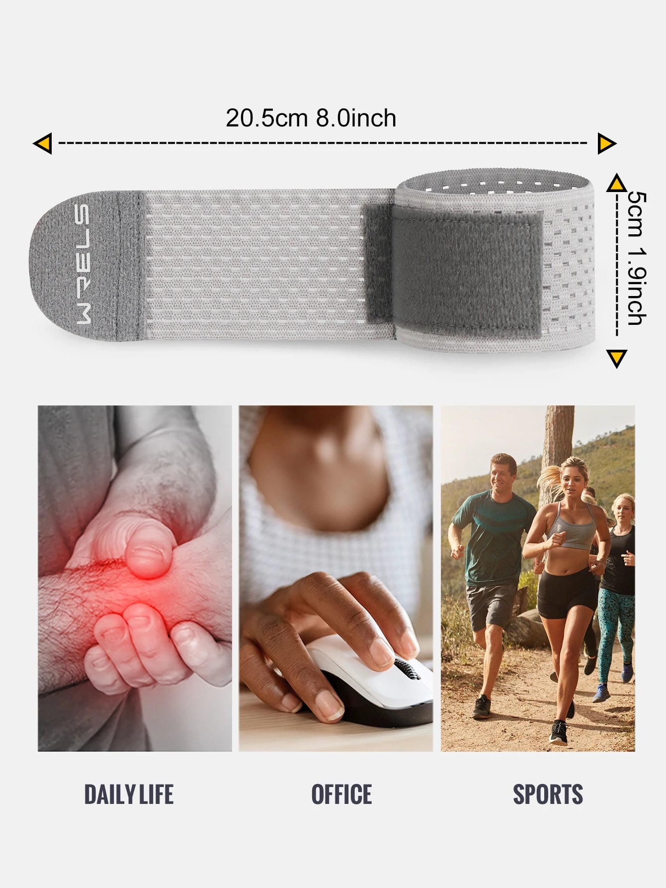 Wrist Band Support Sleeve Gym Support Wrist Brace Wrap Breathable Elastic Compression Bandage Hand Sport Wristband