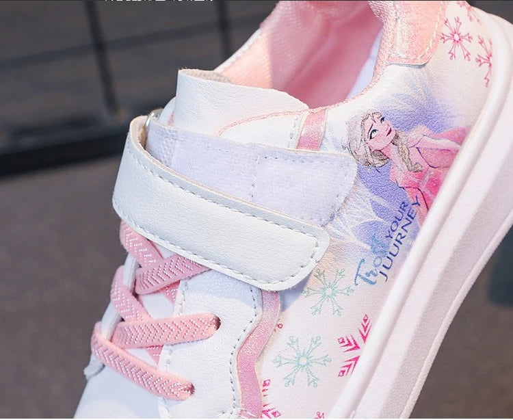 Summer Casual Children's Sports Shoes Cartoon Princess Girls' Trainers Sneakers For Kids Size 26-37