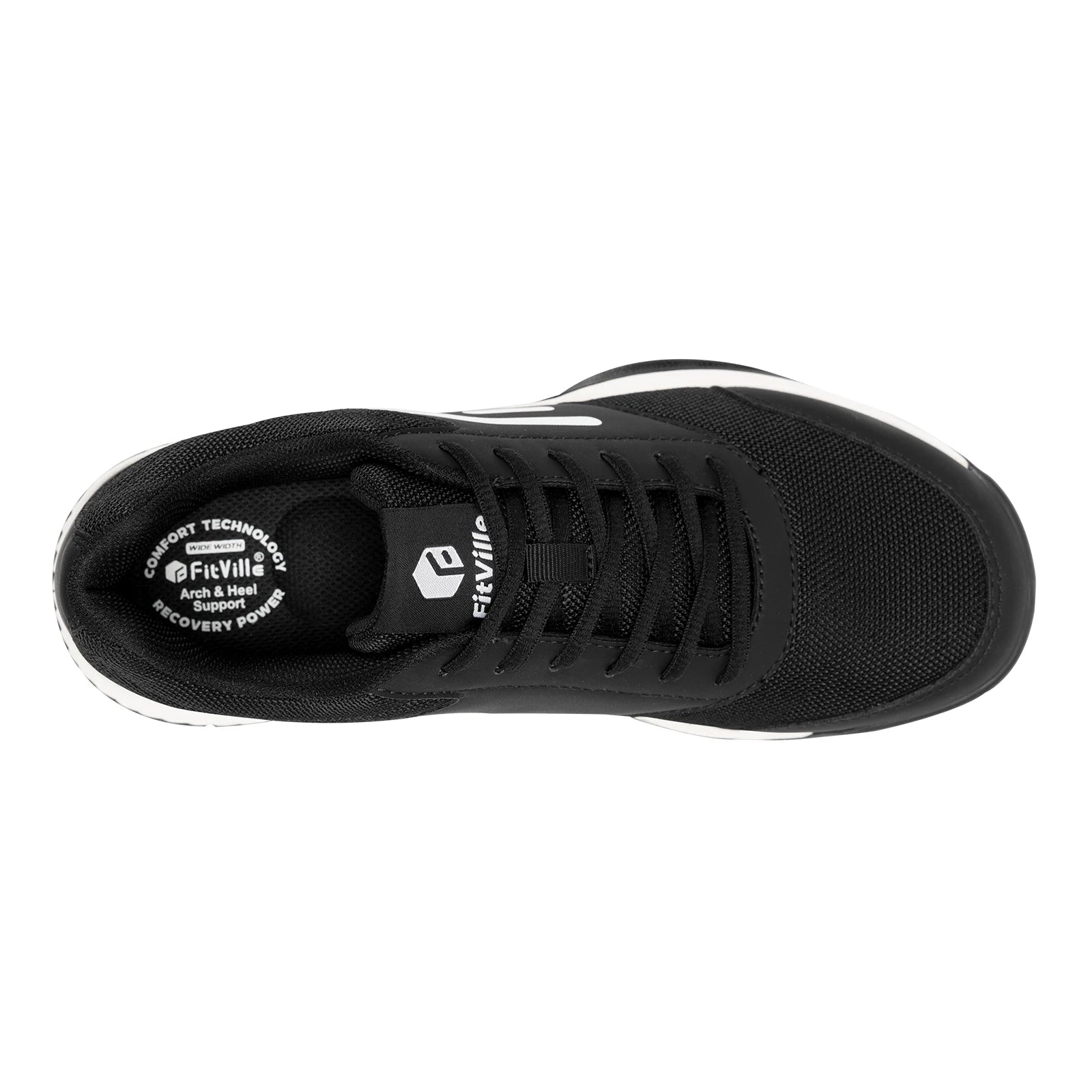 Wide Men's Tennis Shoes Anti-slip Breathable Professional Sneakers Tennis Footwear for Arch support Pain Relief