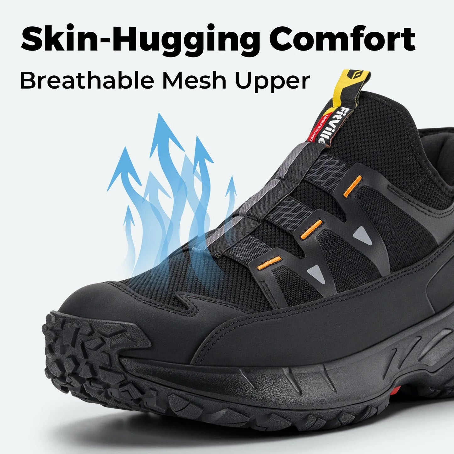 Men's Extra Wide Sneakers Slip-On Shoes Comfortable Running Shoe Non-Slip Hiking With Arch Support For Swollen Feet