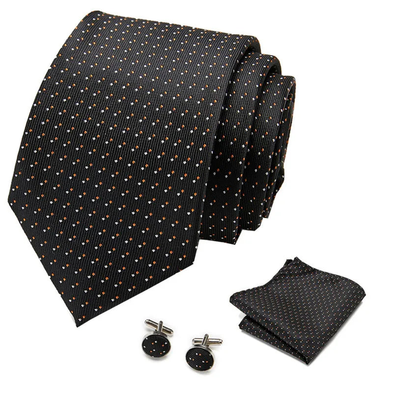 Best-Seller Tie Custom Logo Tie High Quality Business Formal Woven Jacquard Pattern Tie For Men's Accessories