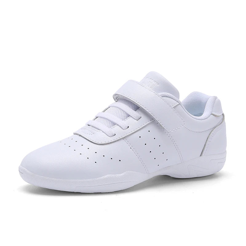 Youth Cheerleading Shoes Girls White Dance Shoes Women Sneakers Training Tennis Kids Competitive Aerobics Shoes