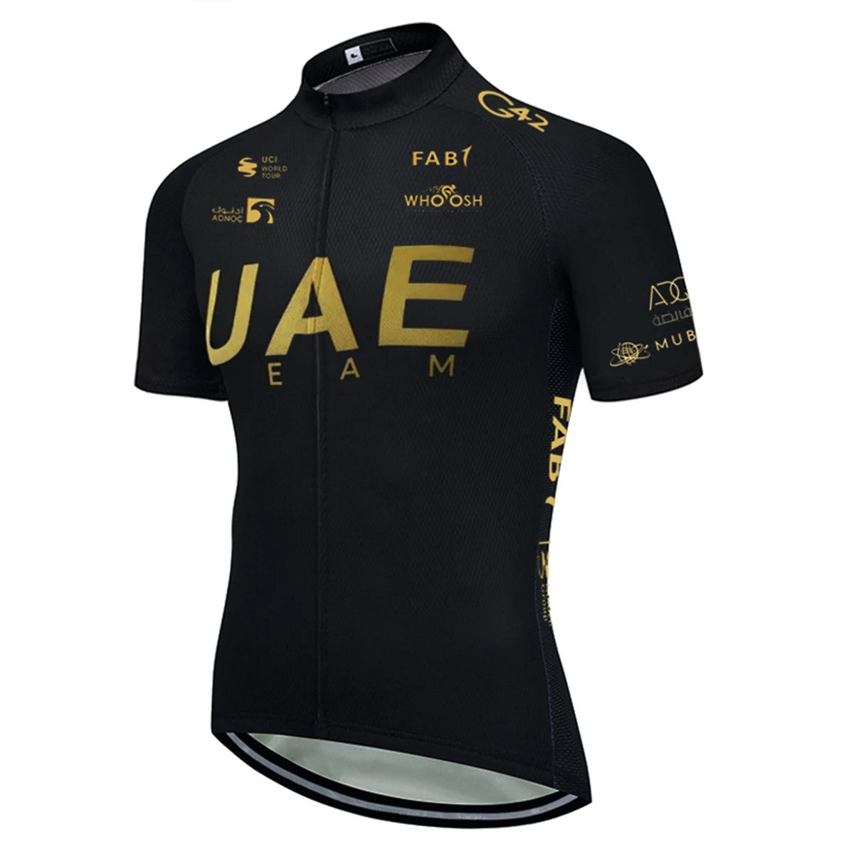 UAE Cycling Jersey Set 2024 Man's Team Short Sleeve Cycling Clothing MTB Bike Uniform Maillot Ropa Ciclismo Summer Bicycle Wear