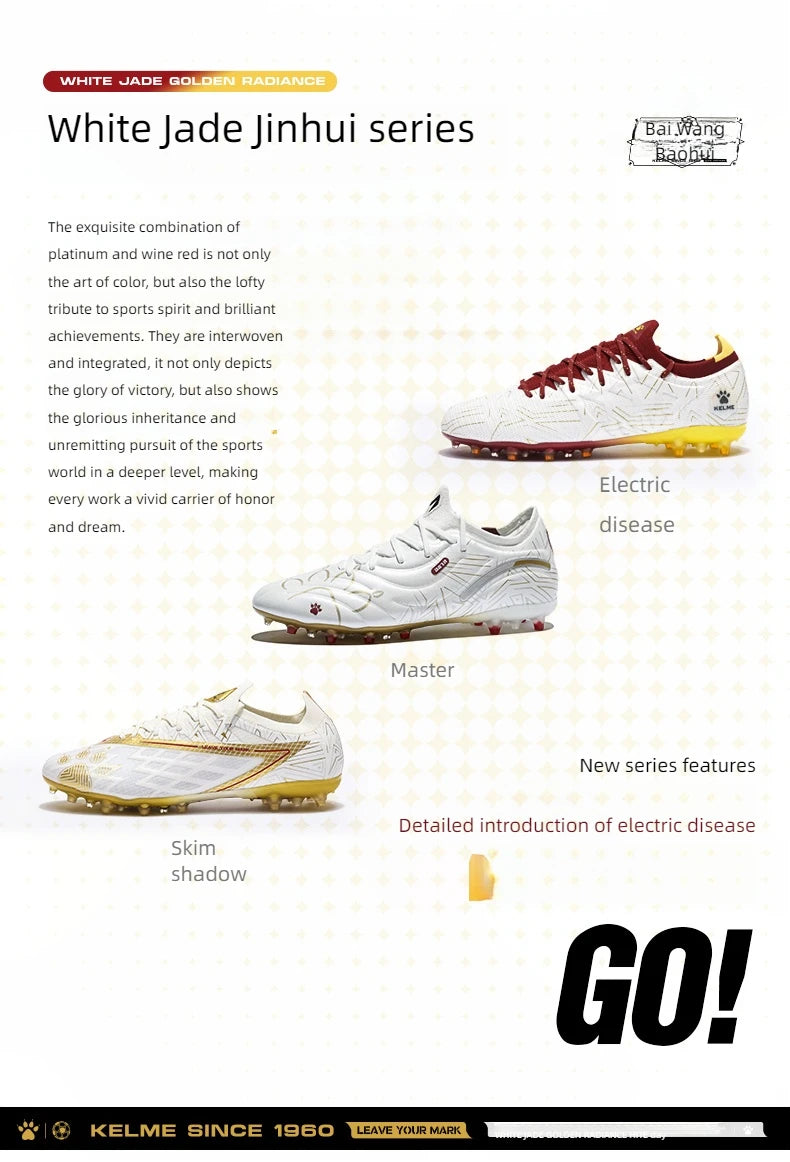 Adult football boots Men's Disease Electric 3.0 Short Spikes Soccer shoes Children's MG Professional Match Training Shoes