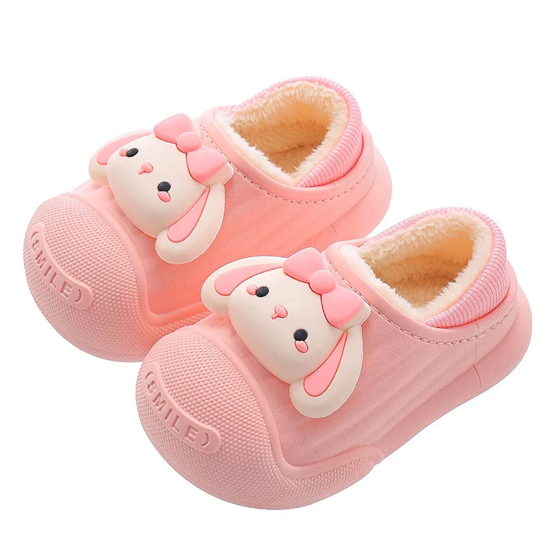 Children’s Baby Cotton Shoes Winter Warm Cartoon Sheep Non-Slip Shoes Kids Soft Sole Girls' Indoor Slippers