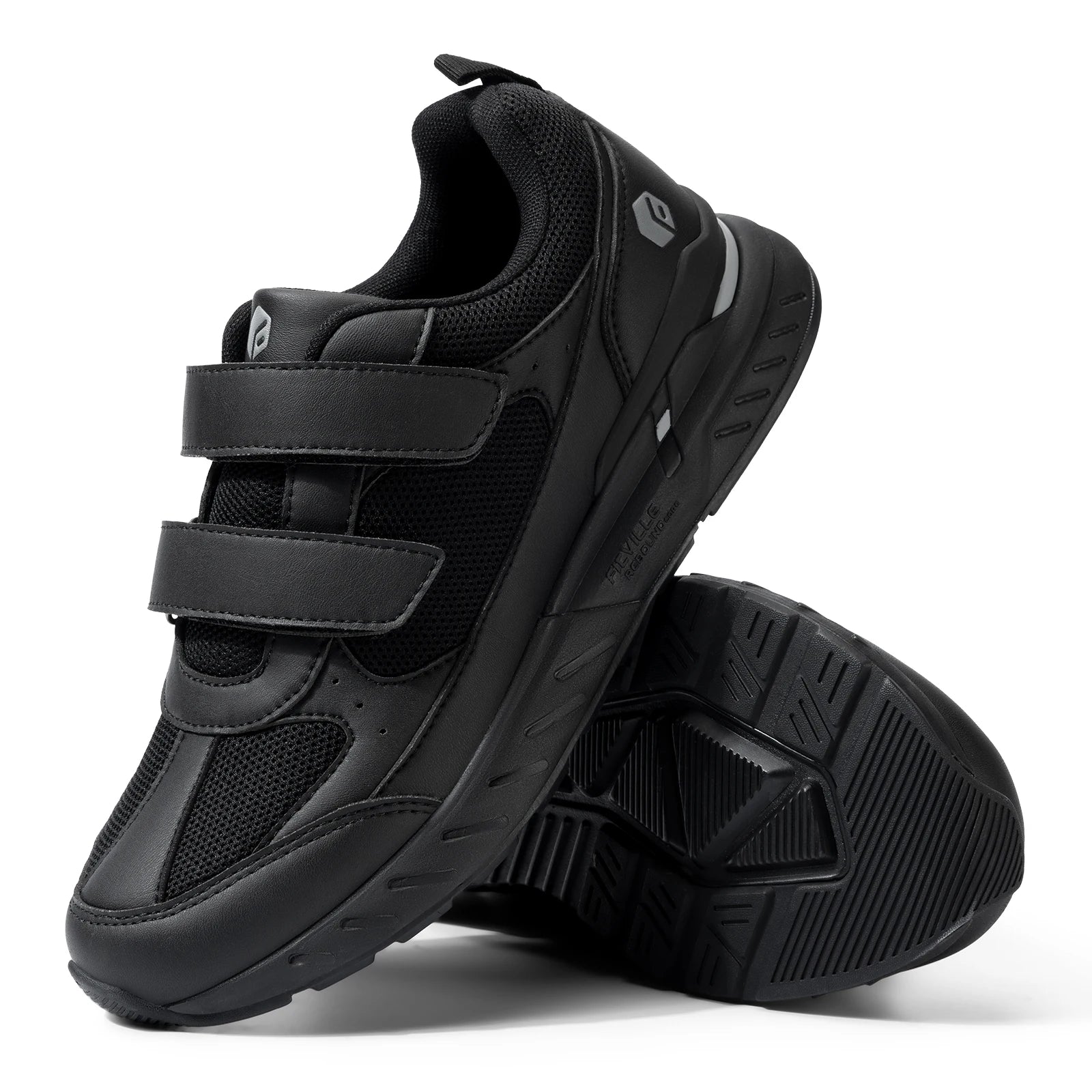 Men's Diabetic Shoes For Extra Wide Width Adjustable Closure Walking Shoes Slip-On Sneakers For Swollen Foot and Pain Relief