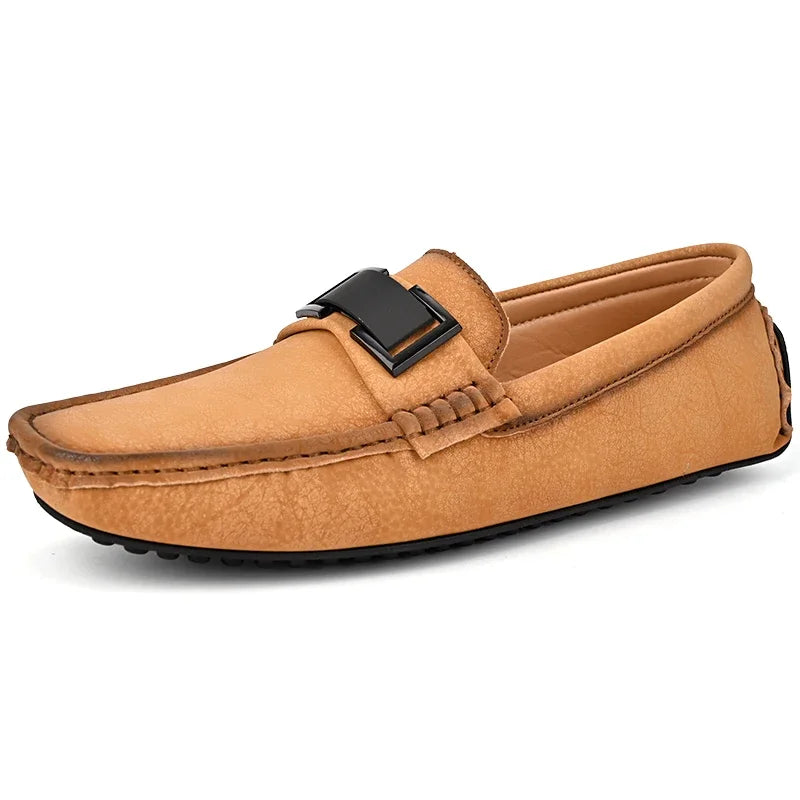 New Large Size 47 48 49 Casual Loafers for Men Yellow Grey Mens Popular Moccasin Fashion Italian Youth Driver Driving Shoes