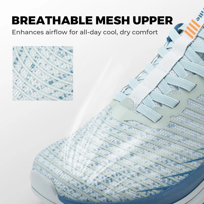 Men’s Wide Fit Walking Shoes – Breathable Lightweight Sneakers with Arch Support & Shock Absorption for Flat Feet