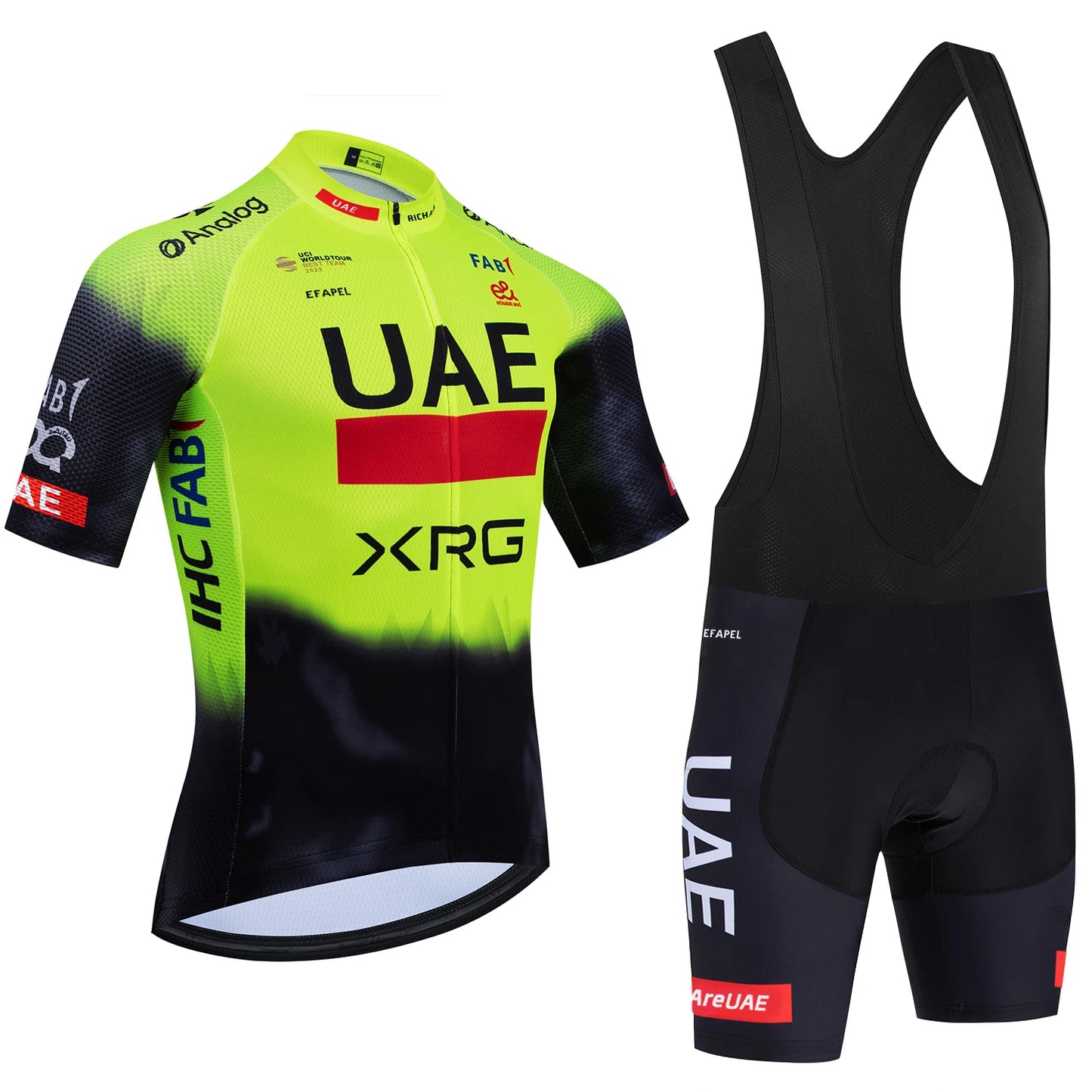 New Tour 2025 UAE Cycling Jersey Road Bike Maillot JERSEY Shorts Set Men Women Fast Dry Ropa Ciclismo Bicycl T-shirt Clothing