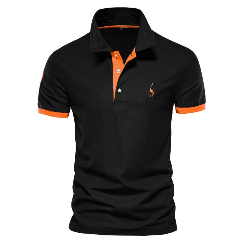 Embroidery 35% Cotton Polo Shirts for Men Casual Solid Colour Slim Fit Men's Polos New Summer Fashion Brand Men Clothing
