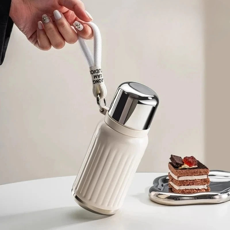 316 SS Vacuum Insulated Thermos Flask - 24/12Hr Hot/Cold Retention, Leakproof, Minimalist Design, Travel Mug Office & Car