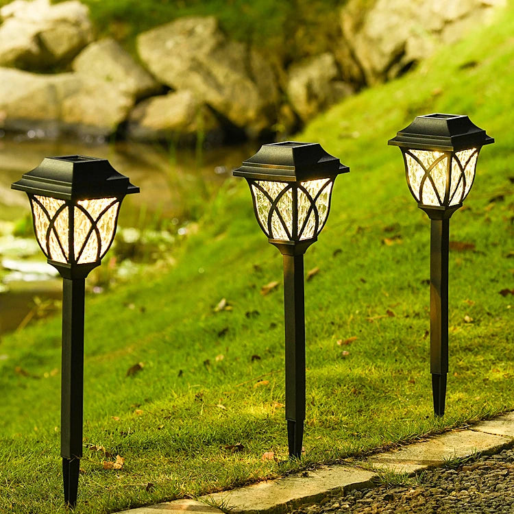 1-10 Pack Solar Yard Lights Bright Lawn Lights Outdoor Waterproof Led Solar Pathway Lights Landscape Path Lights