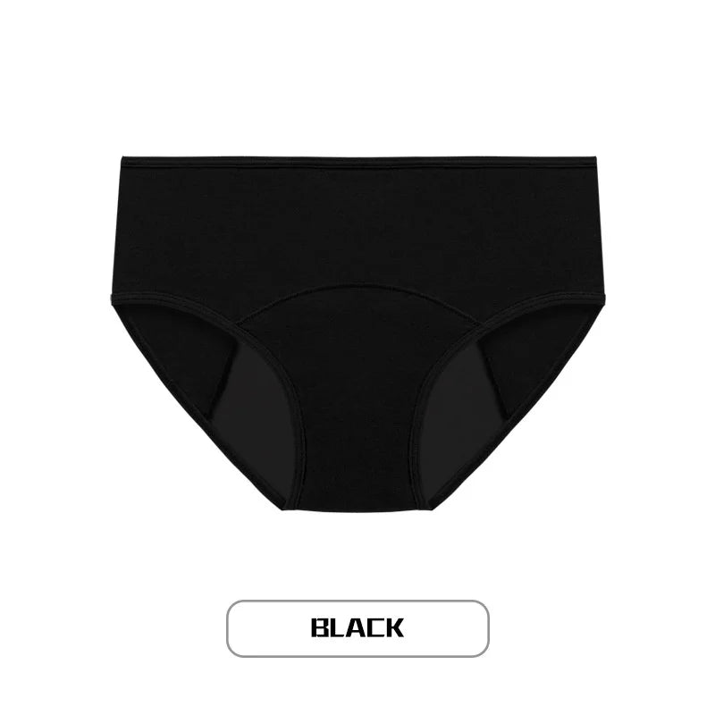 Cotton Women's Underwear Panties High Waist Briefs Solid Color Breathable Underpants Seamless Soft Lingerie Girls Fashion Briefs