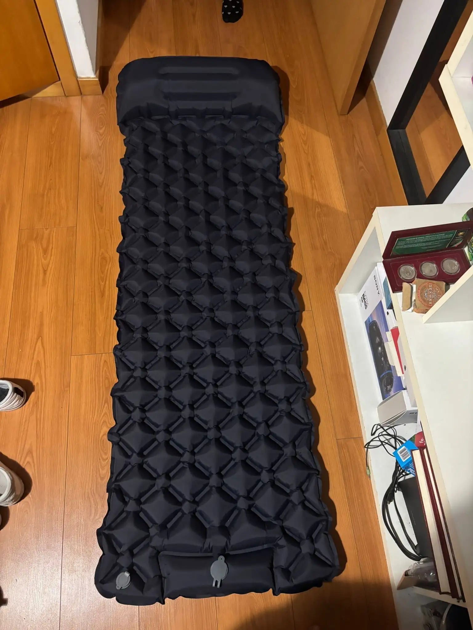 New Single Inflatable Mattress - Connectable, Lightweight & Portable for Camping, Travel, Home Use - Fast Shipping!