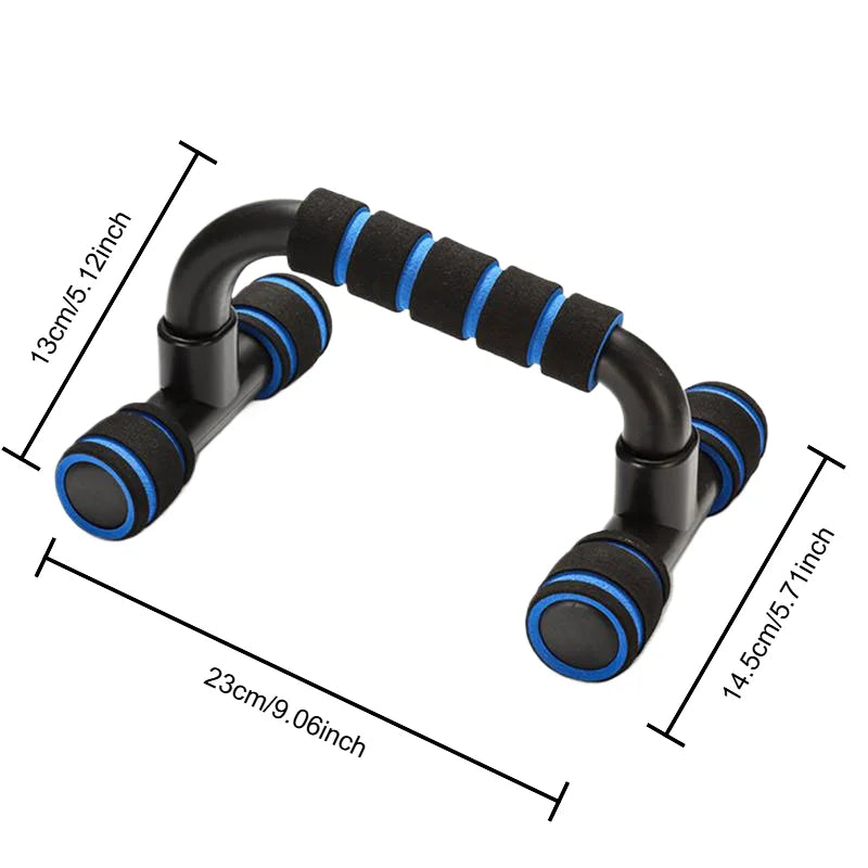 2 stuks antislip push-up H-vormige ondersteuningsstangstandaard voor thuisfitness, handgrepen voor push-upstangen, arm- en borstspiertrainingsbeugels