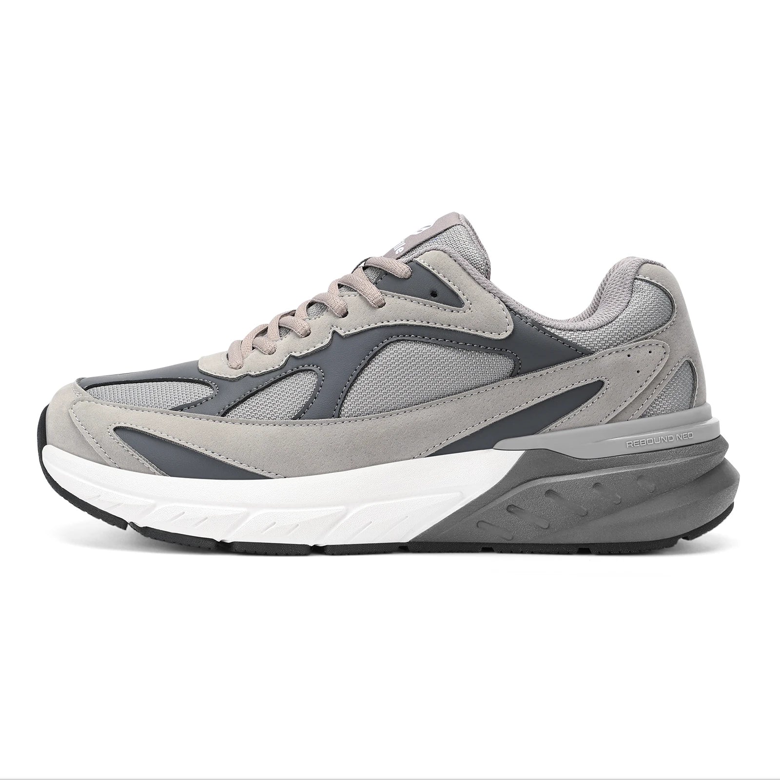 Men's Extra Wide Cushioned Sports Walking Shoes For Swollen Feet, Flat Feet, And Arch Fit - Suitable For Heel Pain Relieve