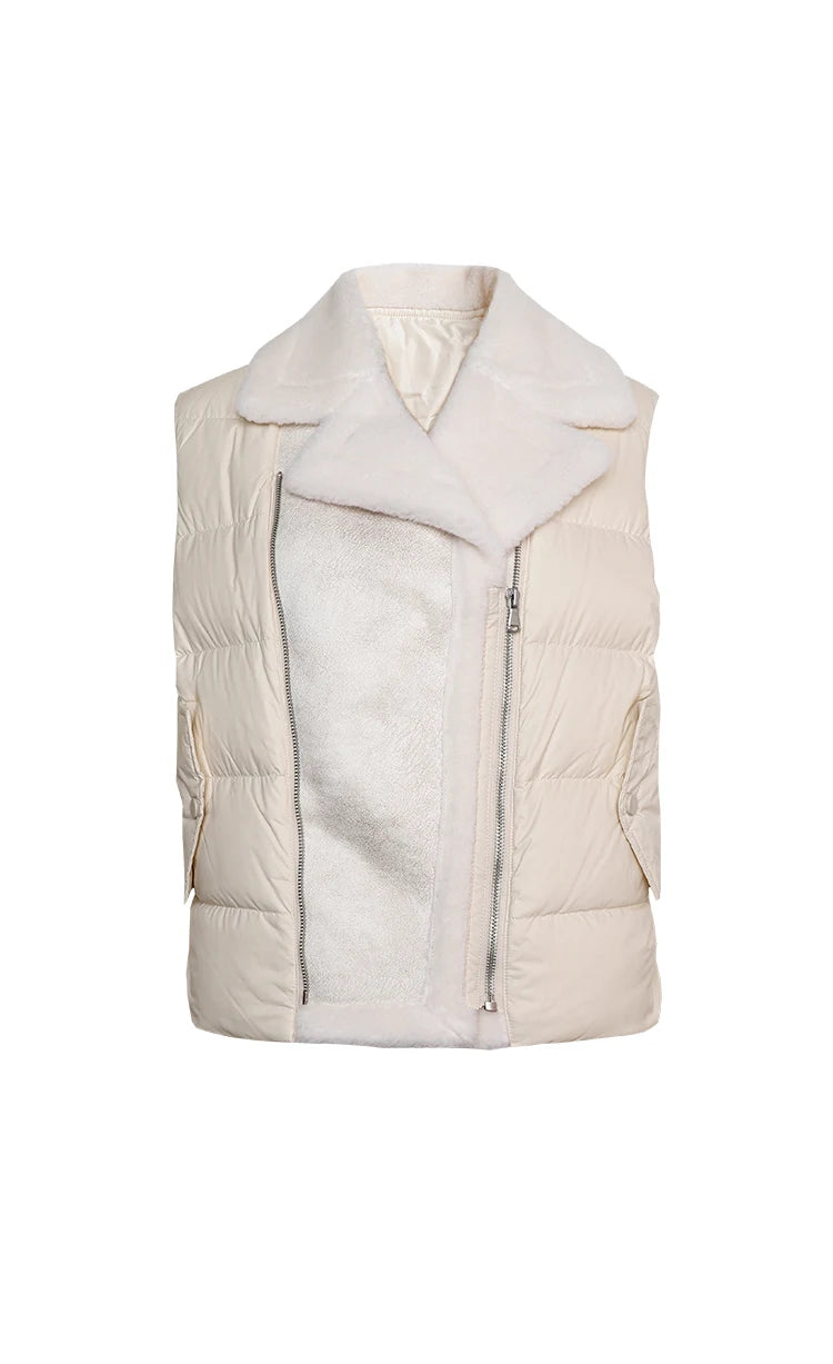 Women's High-Quality Winter Luxury BC Warm & Thick White Duck Down Jackets, Down Vest Coats For Ladies