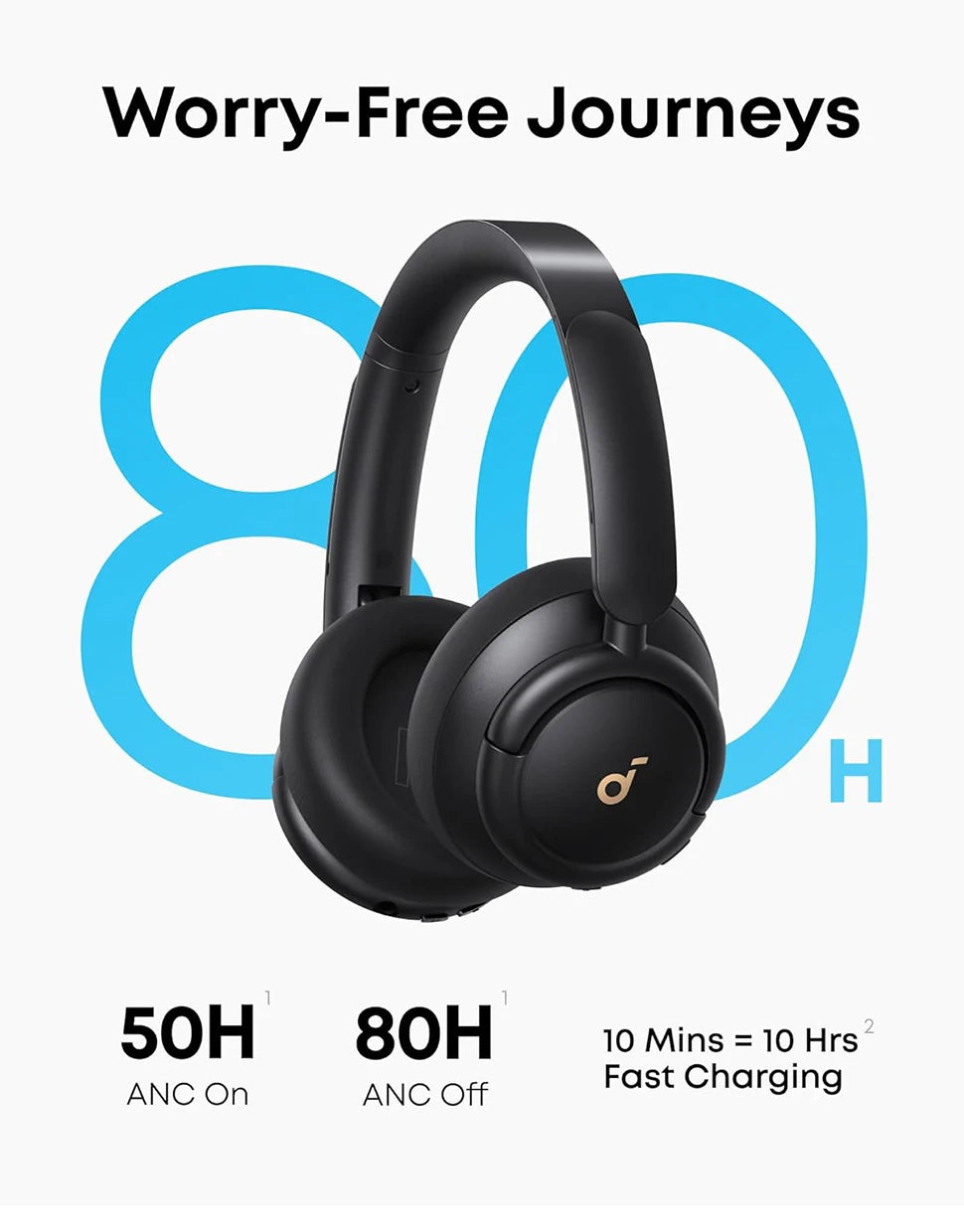 Soundcore by Anker Life Q30 Hybrid Active Noise Cancelling Headphones Wireless Bluetooth Headphones Over Ear Headset Earphone