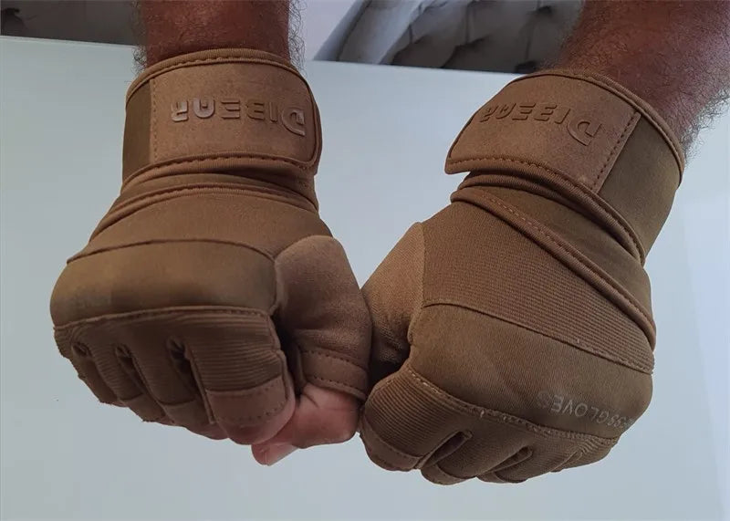 Anti-Slip Gym Gloves For Firm Grip on Bodybuilding And Weightlifting Equipment -  Suitable For Dumbbell Trainings, CrossFit Pull Ups & Workout Exercises