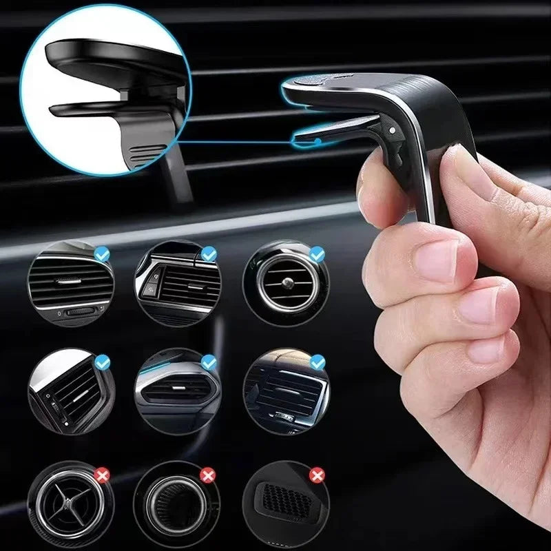 1Pcs Magnetic Car Phone Holder Metal Stand Accessories For Audi A6 C5 C6 C7 C8 A4 B5 B6 B7 B8 B9 S3 S4 S5 Q3 8U Q5 8R Q7 Q8 TT