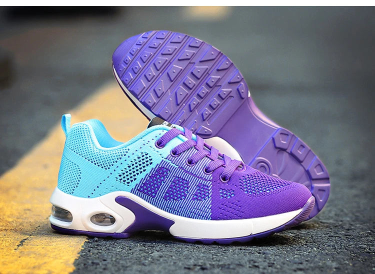 Fashion Women Sneakers Lace Up Women's Sneakers Plus Size Platform Shoes Soft Breathable Zapatillas Mujer Female Footwear