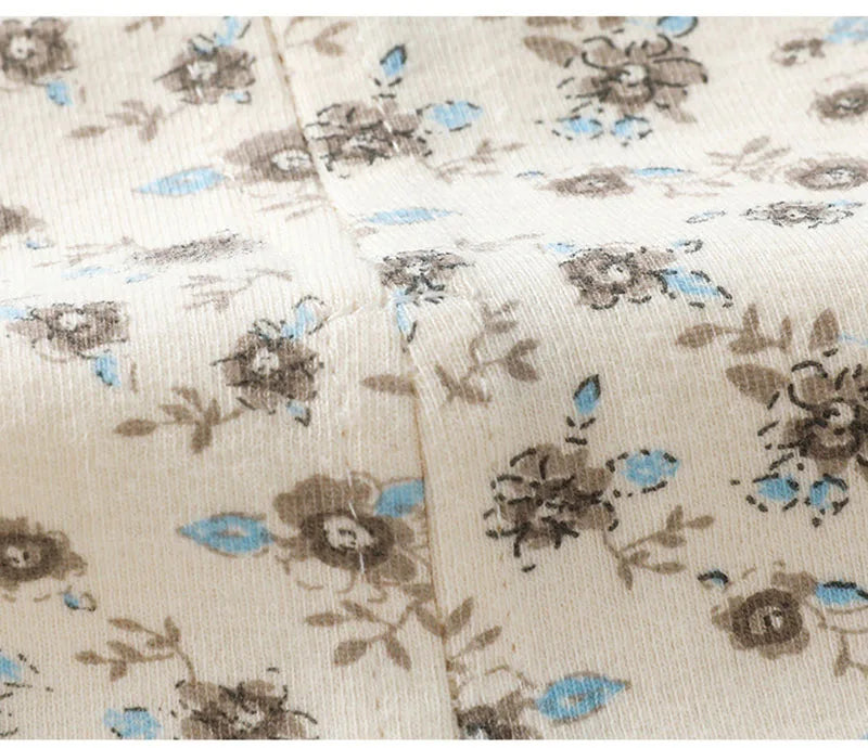 New Spring Girls Boys Clothes Set Baby Cute Floral Home Wear Toddler Full Printed Flowers Children's Loungewear 0-4T Unisex