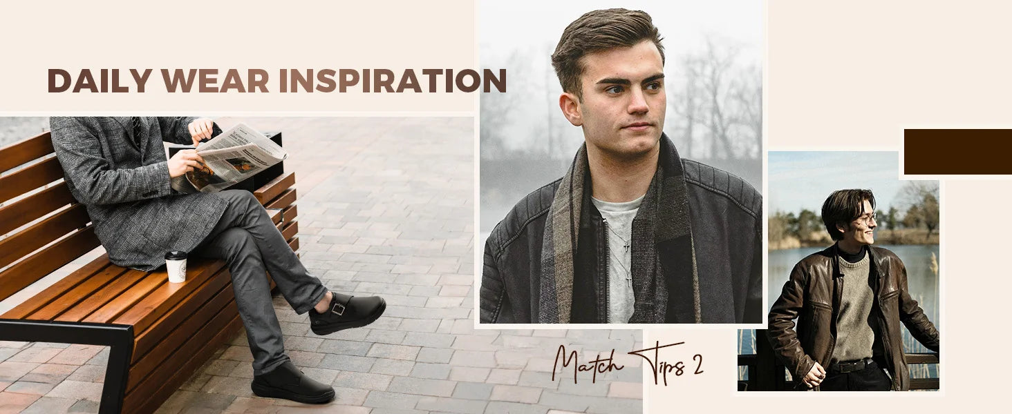 Men's Leather Shoes Wide Shoes for Swollen Feet Men's Diabetic Walking Shoes for Outdoor Business Walking Shoe