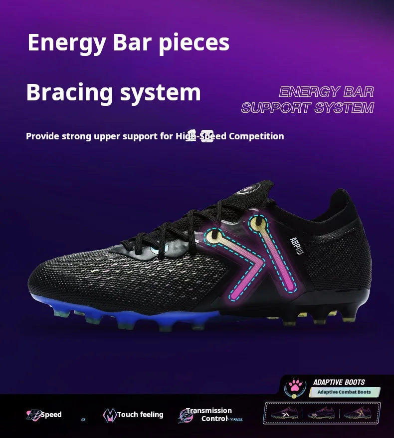 Adult Football Shoes MG Short Nail Football Shoes Youth Grass Professional Competition Training Shoes Soccer Shoes